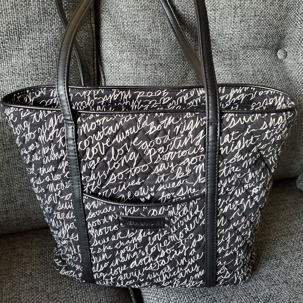 Vera Bradley Small Trimmed Vera in Love Poem